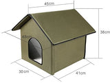 Outdoor/Indoor Cat House by Pet Peppy