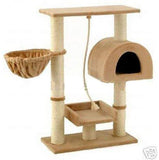 Go Pet Club Beige 36" Cat Tree Condo with Side Basket