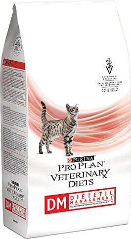 Purina Veterinary Diets DM Dietetic Management Feline Formula Dry Cat Food 6 lb bag