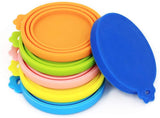 Comtim Pet Food Can Cover/Silicone Can Lids for Dog and Cat Food