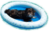 Poolcandy Inflatable Pet Float - Swimming Pool Raft & Float for Small Dogs - Inflatable Pet Paddle Doggy Pool Float - Small (0-30 lbs)