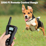 PATPET Dog Shock Collar with Remote - 1000' Range Shock Collar for Dogs Ipx7 Waterproof Dog Training Collar Fast Training Effect for Small Medium Large Dogs