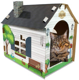 ASPCA ACC Cat House & Scratcher w/ Bonus Catnip Included