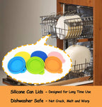 Comtim Pet Food Can Cover/Silicone Can Lids for Dog and Cat Food