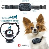 GoodBoy Small Rechargeable Dog Bark Collar for Tiny to Medium Dogs Weatherproof and Vibrating Anti Bark Training Device That is Smallest