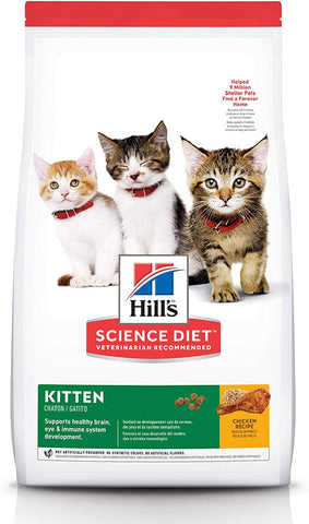 Hill's Science Diet Dry Cat Food, Kitten, Chicken Recipe