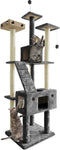 Furhaven Pet Cat Tree | Tiger Tough Cat Tree House Condo Perch Entertainment Playground Furniture for Cats & Kittens - Available in Multiple Colors & Styles