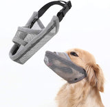 Crazy Felix Nylon Dog Muzzle for Small Medium Large Dogs, Air Mesh Breathable and Drinkable Pet Muzzle for Anti-Biting Anti-Barking Licking