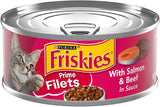 Purina Friskies Prime Filets Wet Cat Food - (24) 5.5 oz. Cans