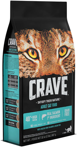 CRAVE Grain Free High Protein Dry Cat Food