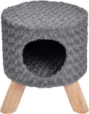 Indoor Cat Bed Condo Ottoman