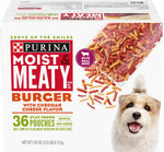 Purina Moist & Meaty Burger with Cheddar Cheese Flavor Adult Dry Dog Food