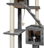 Furhaven Pet Cat Tree | Tiger Tough Cat Tree House Condo Perch Entertainment Playground Furniture for Cats & Kittens - Available in Multiple Colors & Styles