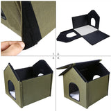 Outdoor/Indoor Cat House by Pet Peppy