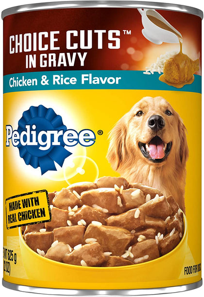 Pedigree Choice CUTS in Gravy Adult Canned Wet Dog Food, 22 oz. Cans (Pack of 12)