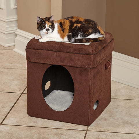 MidWest Curious Cat Cube, Cat House / Cat Condo